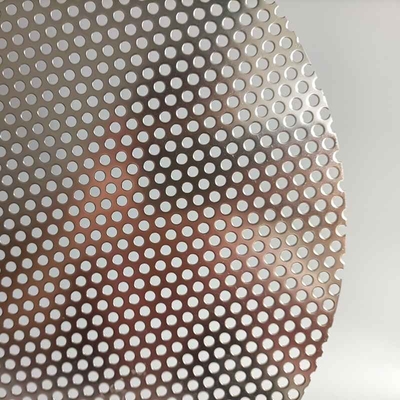 Round Hole 3003 Aluminum Perforated Metal Screen Sheet 50mm-2000mm