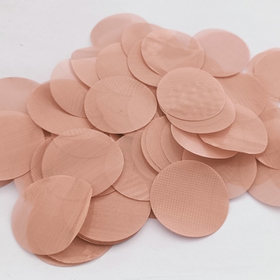 1-5 متر فیلتر اکسترودر مس صفحه مش مش دیسک گرد مقاومت در برابر زنگ زدگی